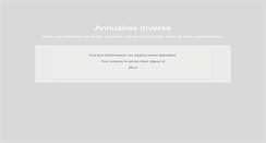Desktop Screenshot of annuaires-inverse.net