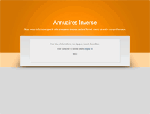 Tablet Screenshot of annuaires-inverse.net